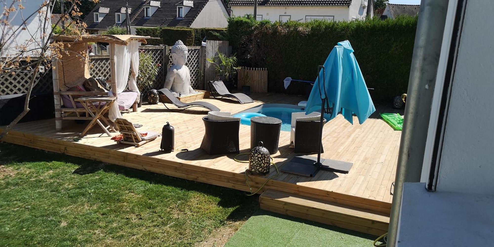 La Serenite Balinaise, Chambre Et Sdb Privee, Jardin , Piscine Et Jacuzzi En Saison, Pres De Chantilly, Parc Asterix Et Cdg Et Paris En 20' Orry-La-Ville Екстериор снимка