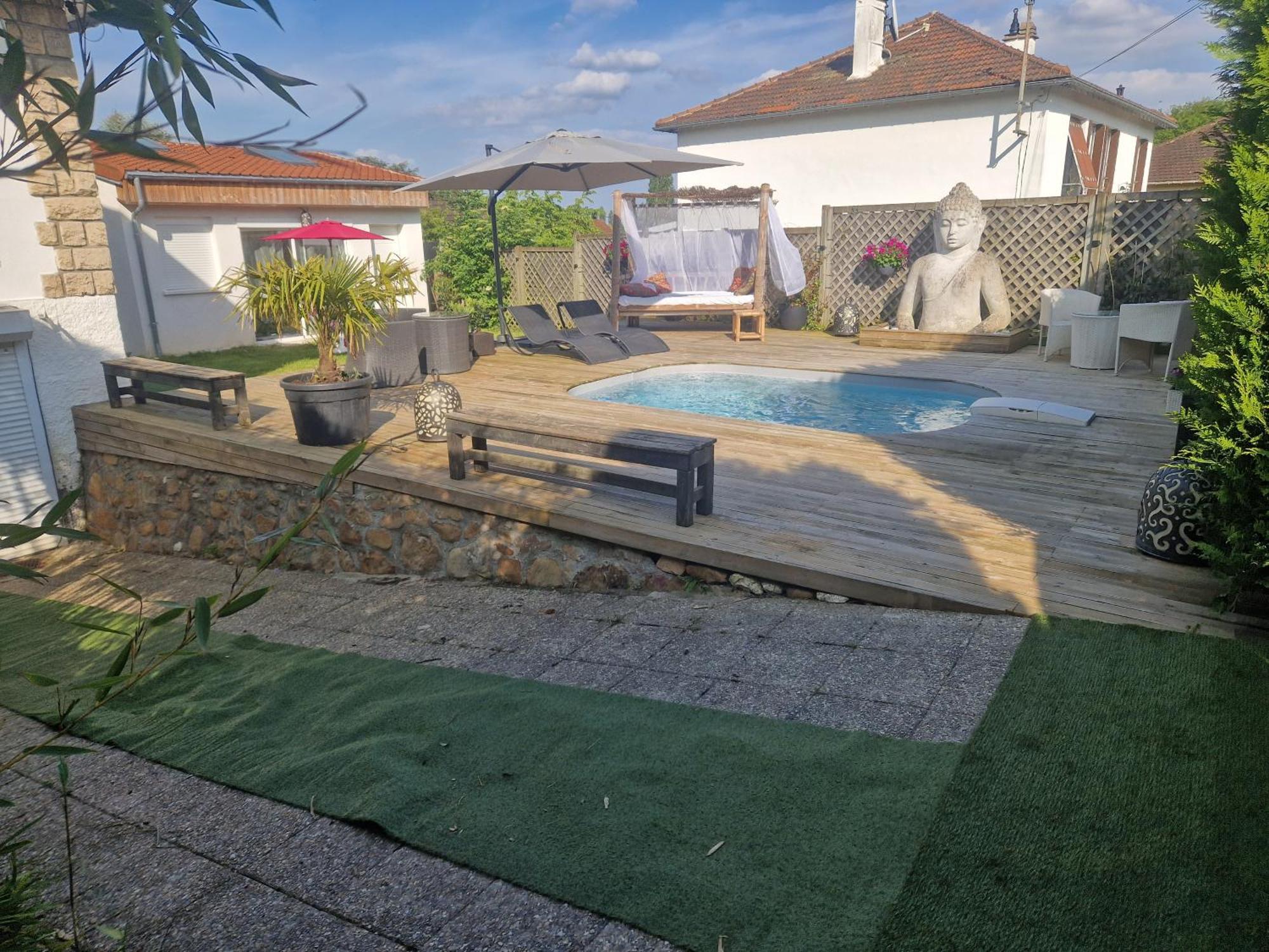 La Serenite Balinaise, Chambre Et Sdb Privee, Jardin , Piscine Et Jacuzzi En Saison, Pres De Chantilly, Parc Asterix Et Cdg Et Paris En 20' Orry-La-Ville Екстериор снимка