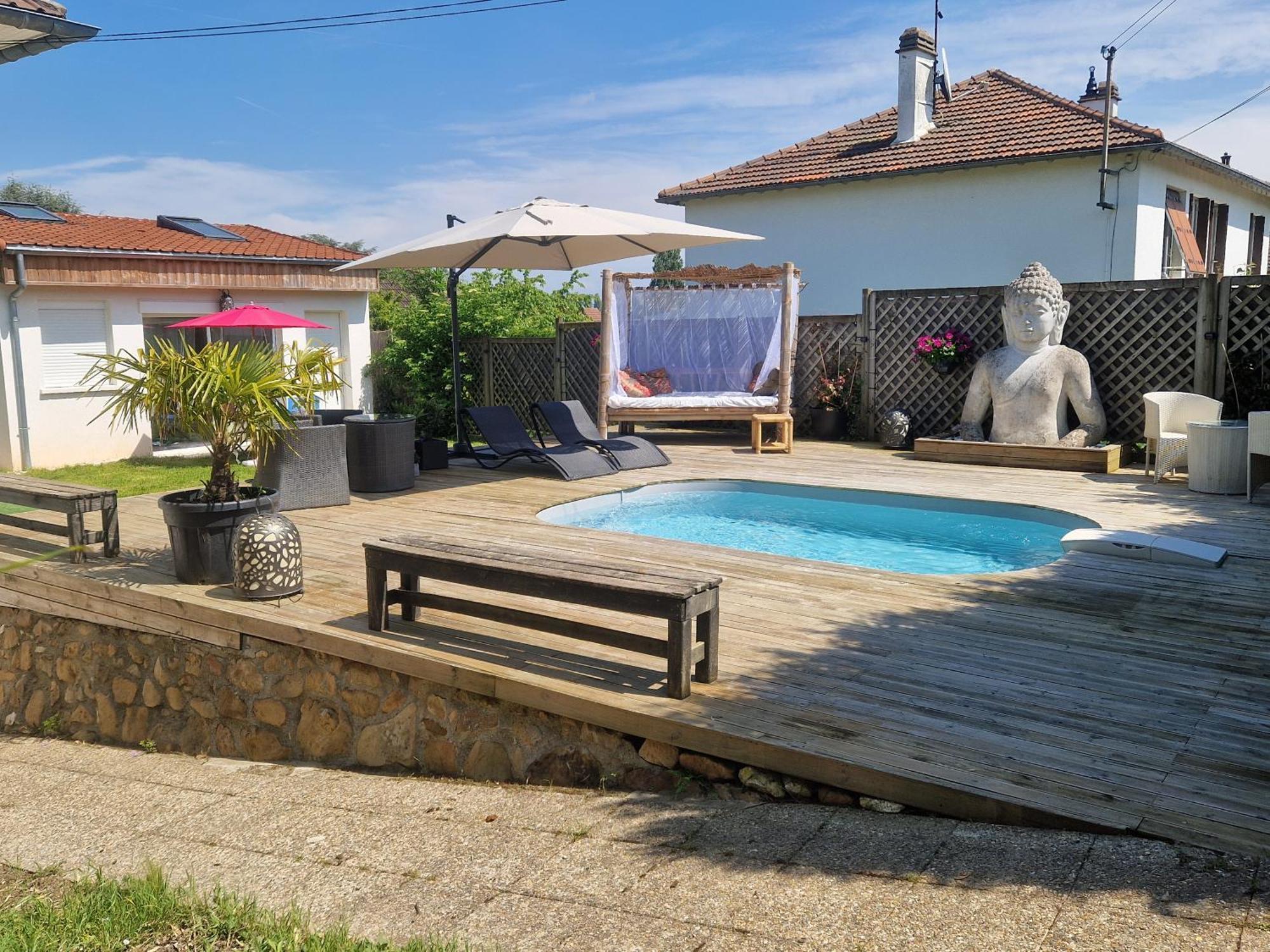 La Serenite Balinaise, Chambre Et Sdb Privee, Jardin , Piscine Et Jacuzzi En Saison, Pres De Chantilly, Parc Asterix Et Cdg Et Paris En 20' Orry-La-Ville Екстериор снимка