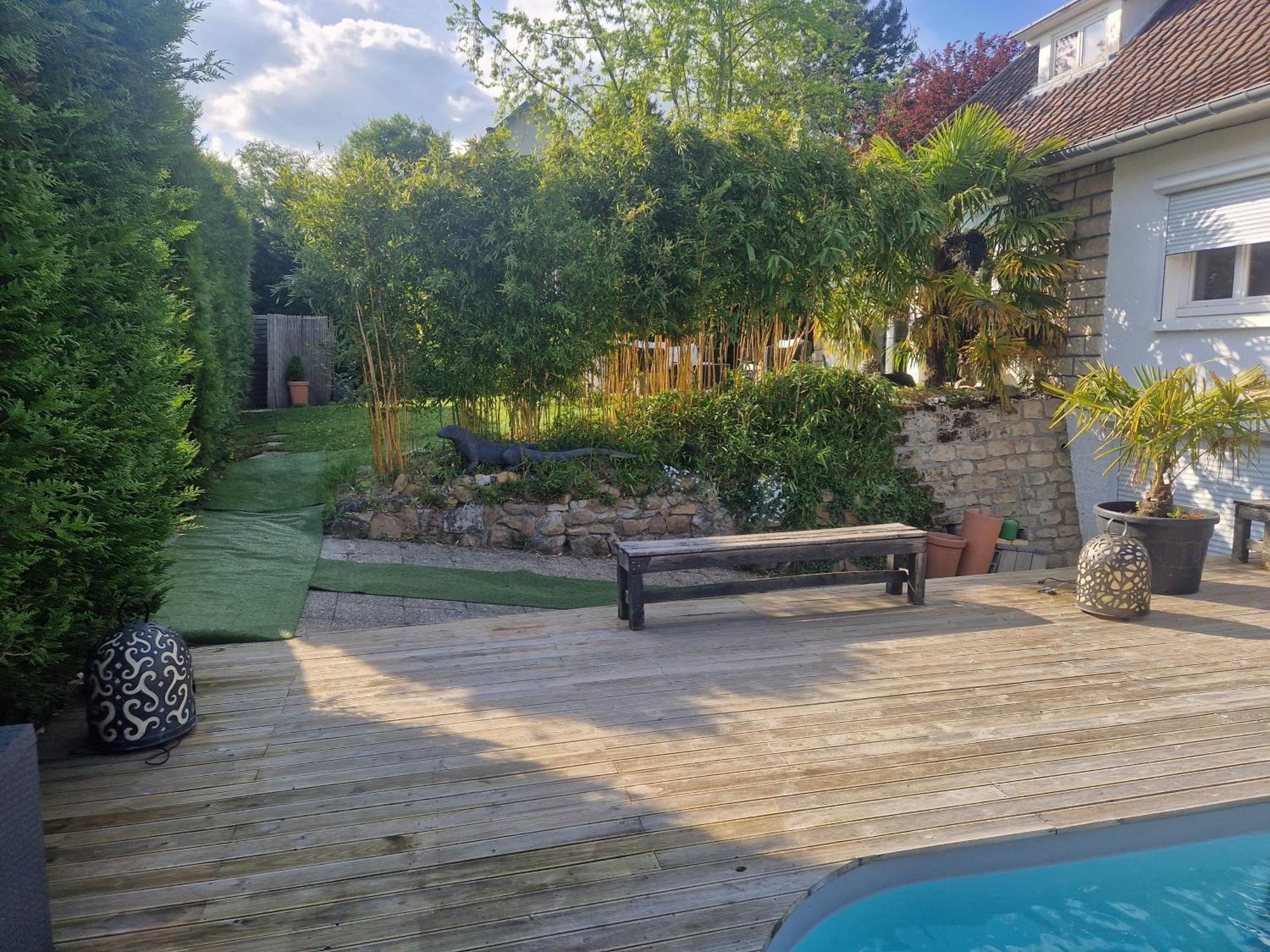 La Serenite Balinaise, Chambre Et Sdb Privee, Jardin , Piscine Et Jacuzzi En Saison, Pres De Chantilly, Parc Asterix Et Cdg Et Paris En 20' Orry-La-Ville Екстериор снимка